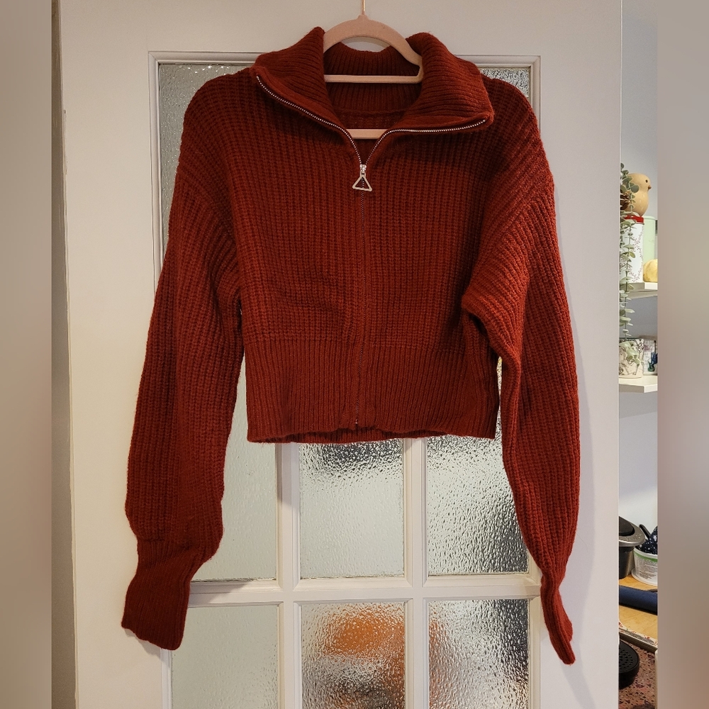 Cider Knit Polo Zipper Cardigan